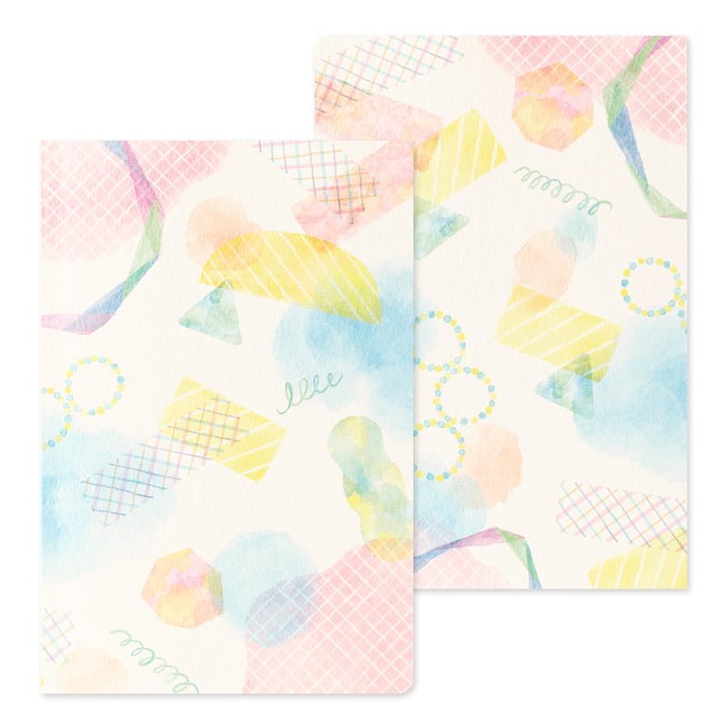 Yuru Log Notebook B6 Dotted - Watercolour - 3 - Midori - Tidformera