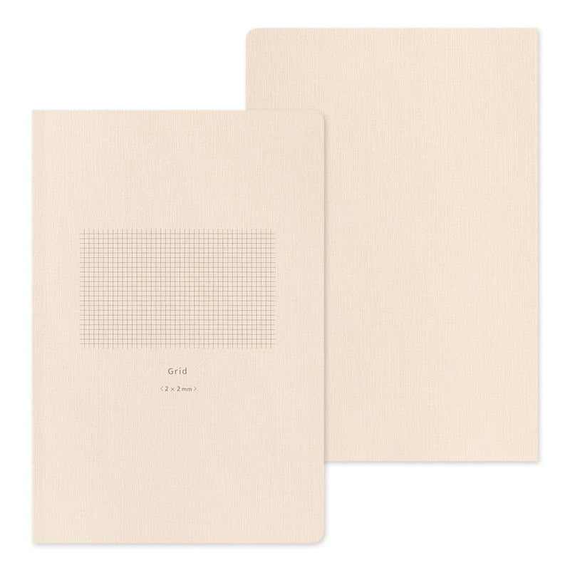 Yuru Log Notebook B6 - Grid - 4 - Midori - Tidformera