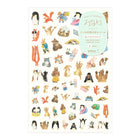 Yuru Log Sticker 1 ark - Animals - 1 - Midori - Tidformera