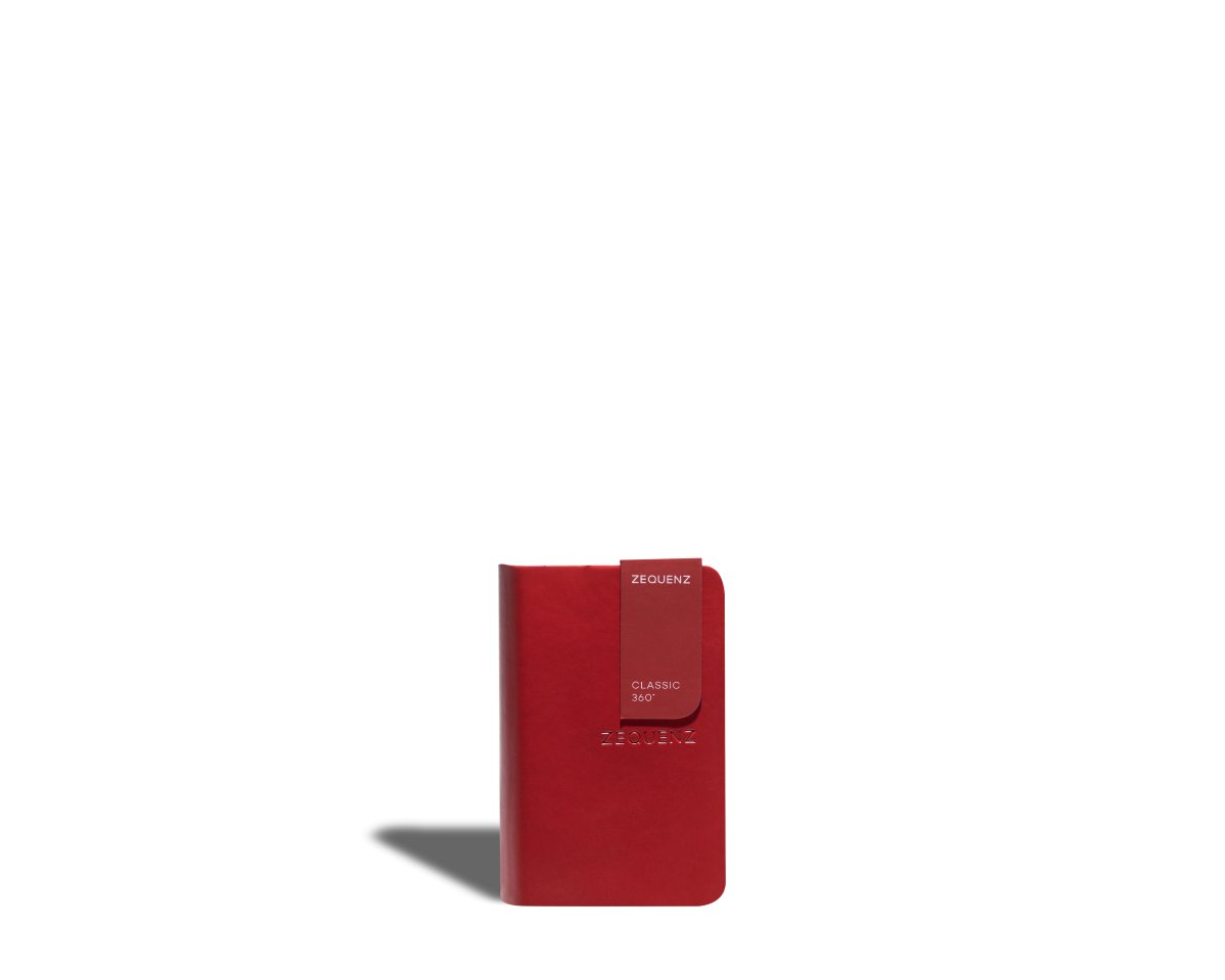 Zequenz - Linjerad anteckningsbok - Signature Classic - A7 - Röd från Zequenz - Tidformera
