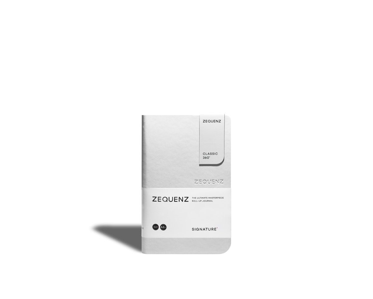 Zequenz - Olinjerad anteckningsbok - Signature Classic A6 - Vit från Zequenz - Tidformera