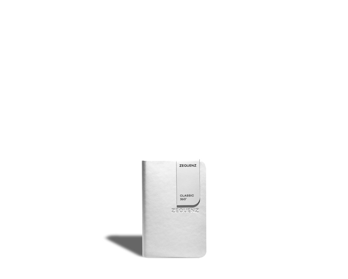 Zequenz - Olinjerad anteckningsbok - Signature Classic - A7 - Vit från Zequenz - Tidformera