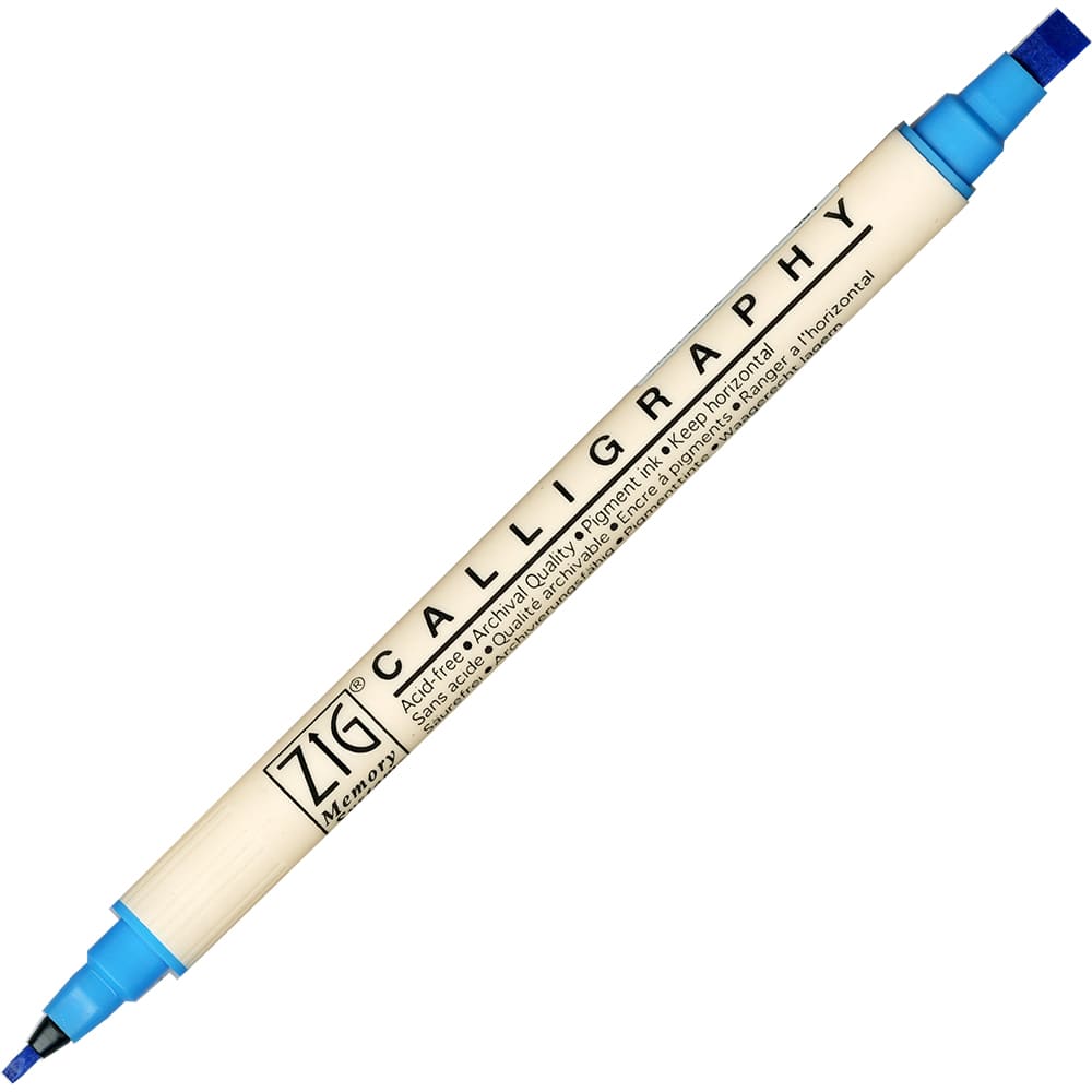 ZIG Calligraphy - Memory system MS-3400 3-pack - Lagoon - 5 - ZIG Kuretake - Tidformera