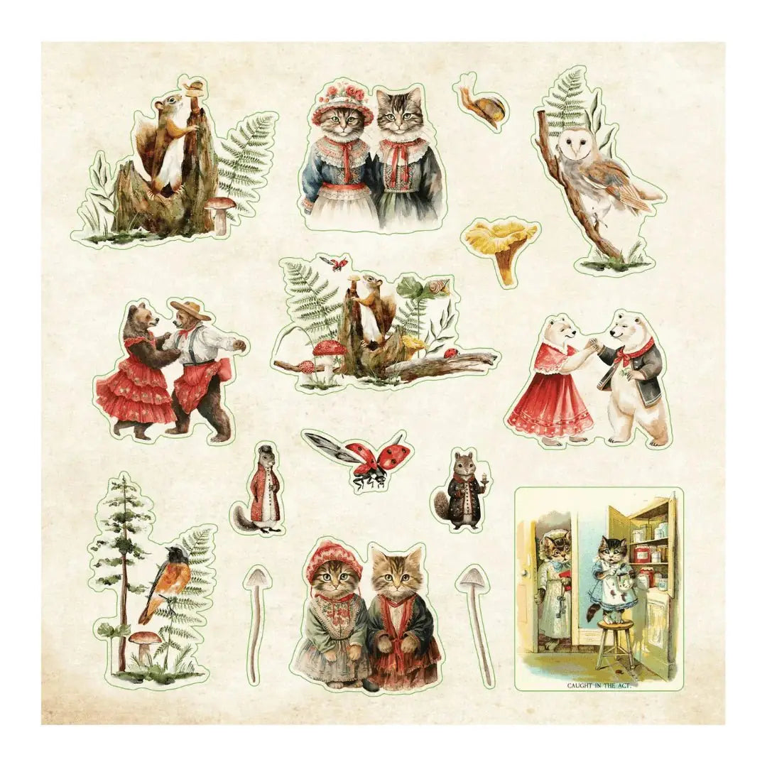 Zoological Ephemera - Sticker book - 4 - Peter Pauper Press - Tidformera