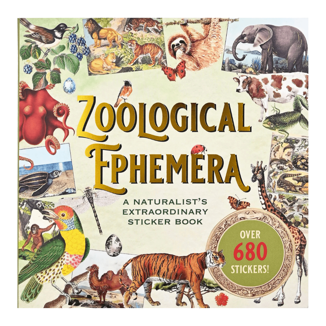 Zoological Ephemera - Sticker book - 1 - Peter Pauper Press - Tidformera