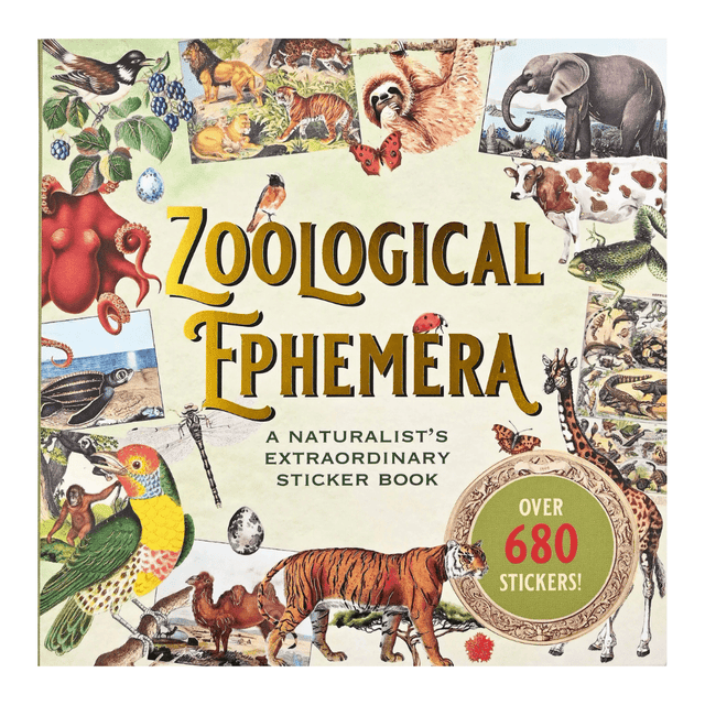 Zoological Ephemera - Sticker book - 1 - Peter Pauper Press - Tidformera
