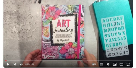 Video - Art Journaling - A mixed media guide to unleashing your creativity av Megan Wells. - Tidformera