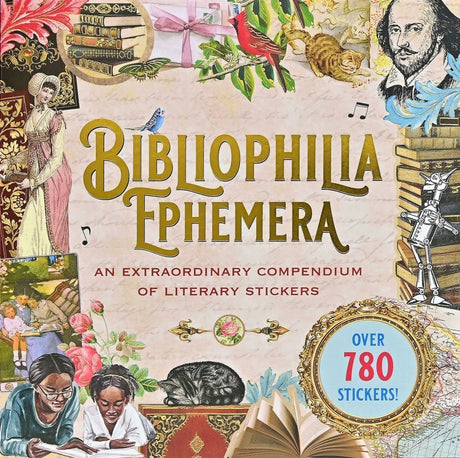 Video - Bläddra i Bibliophilia Ephemera sticker book! - Tidformera