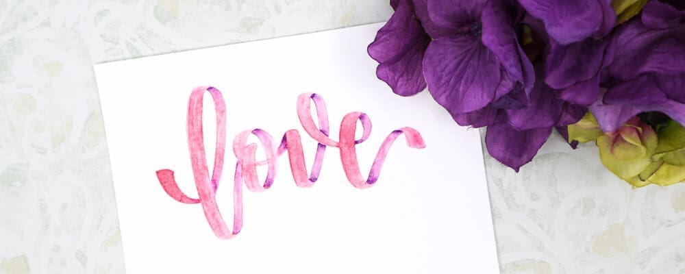 Learn lettering part 1 - Video | Tidformera