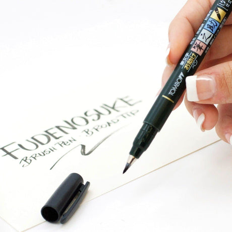 Video - Tombow Fudenosuke och Rhodia Dot pad - Tidformera