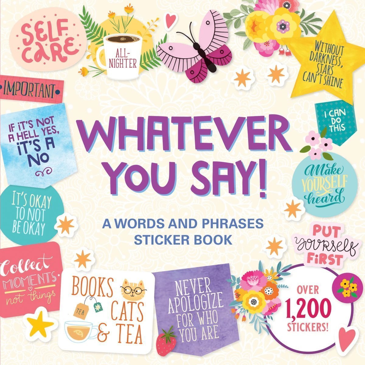 Video - WHATEVER YOU SAY! Sticker book | Time form – Tidformera