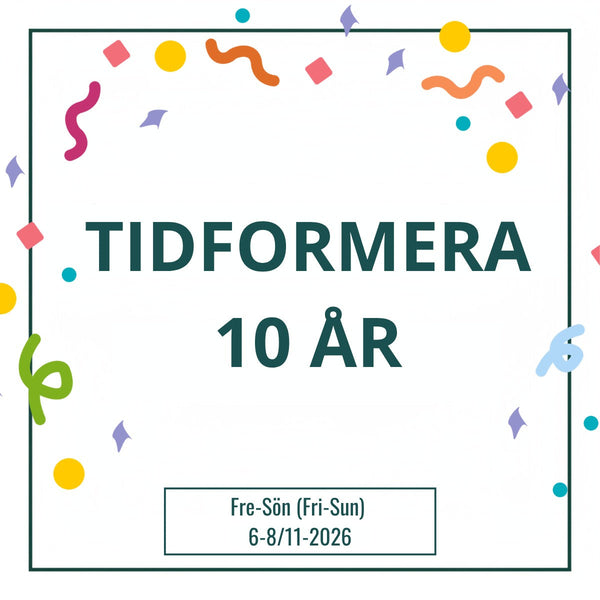 Tidformera firar 10 år 6-8 november 2026