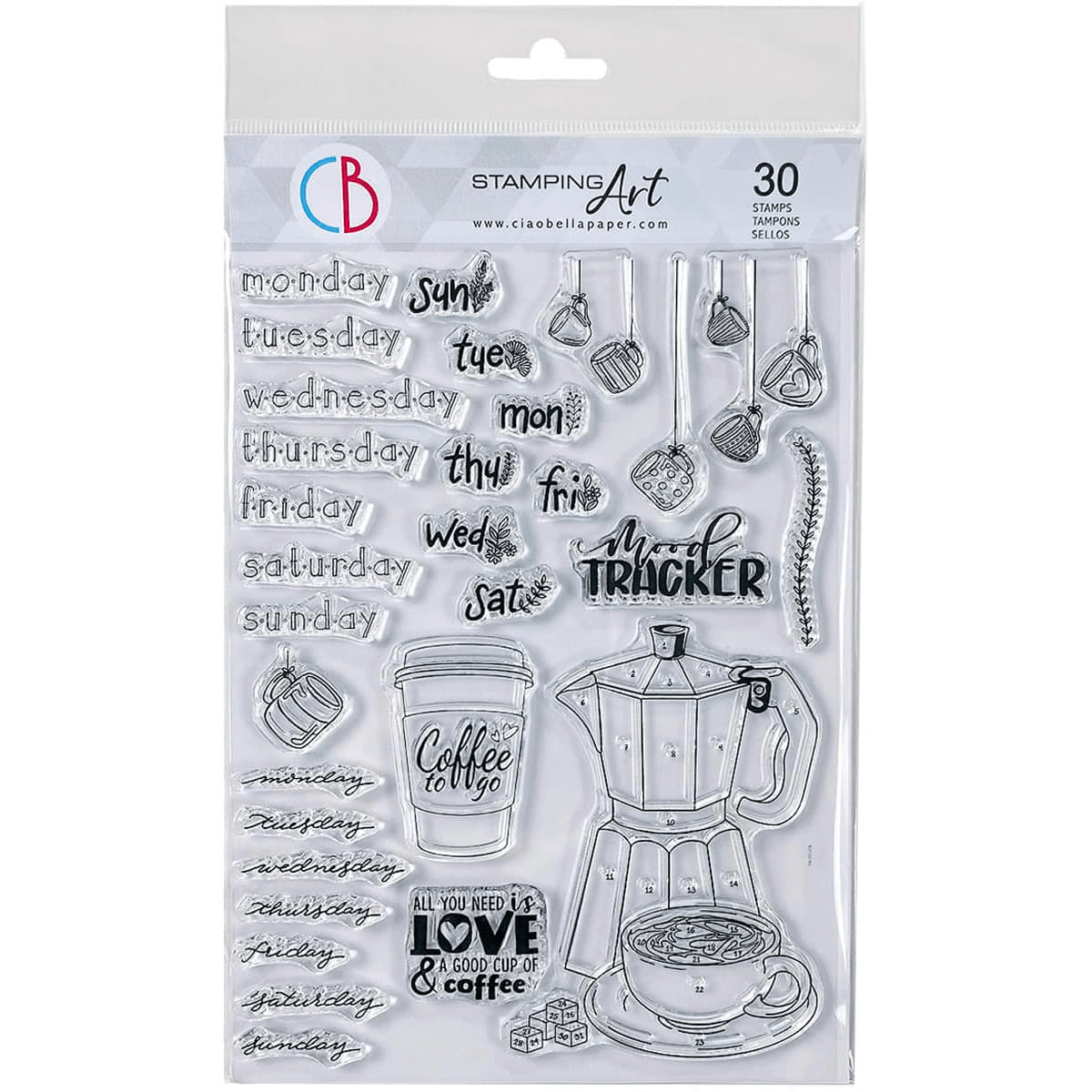 Clear stamps - Ciao Bella - Tidformera