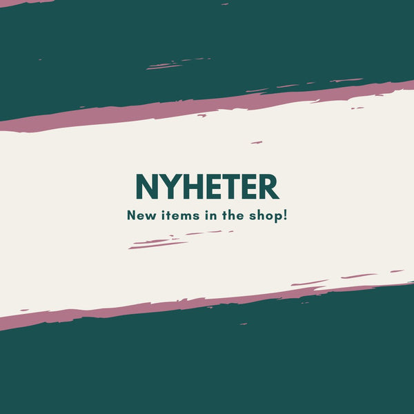 Text med Nyheter - New items in the shop - Tidformera