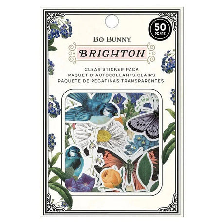 Clear stickers i en förpackning ur serien Brighton från American Crafts - Tidformera