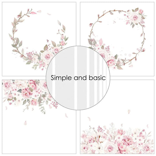 Förpackning med Design paper från Simple and basic - Tidformera
