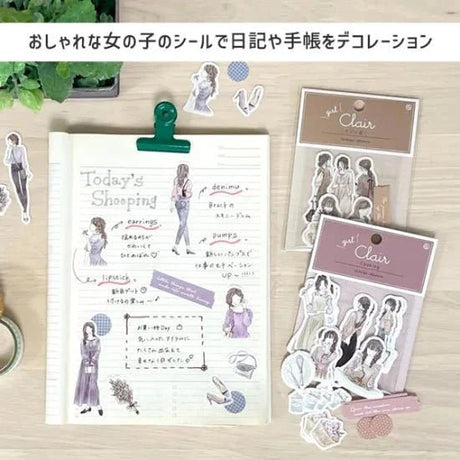 I vårt sortiment hittar du söta flake stickers från japanska Z&K Co. Ltd