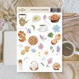 Stickers Plan & Plot Studio Vinyl - Picnic & Flowers