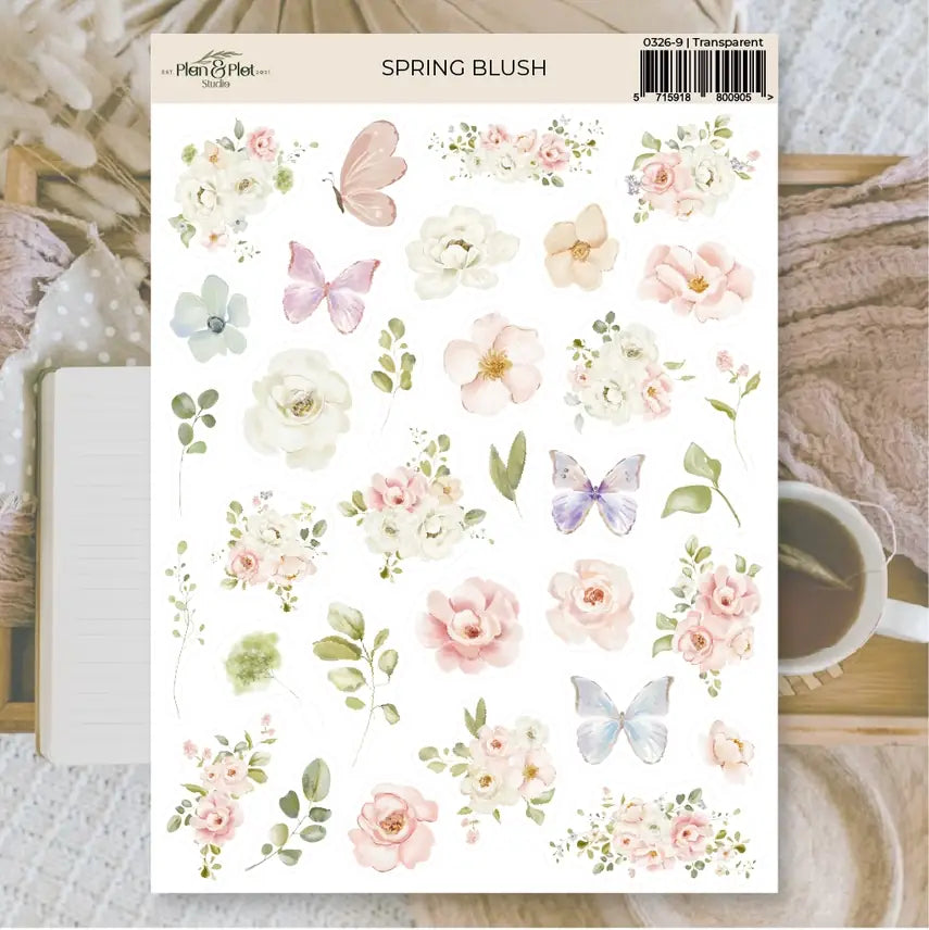 Stickers Plan & Plot Studio Vinyl - Spring Blush