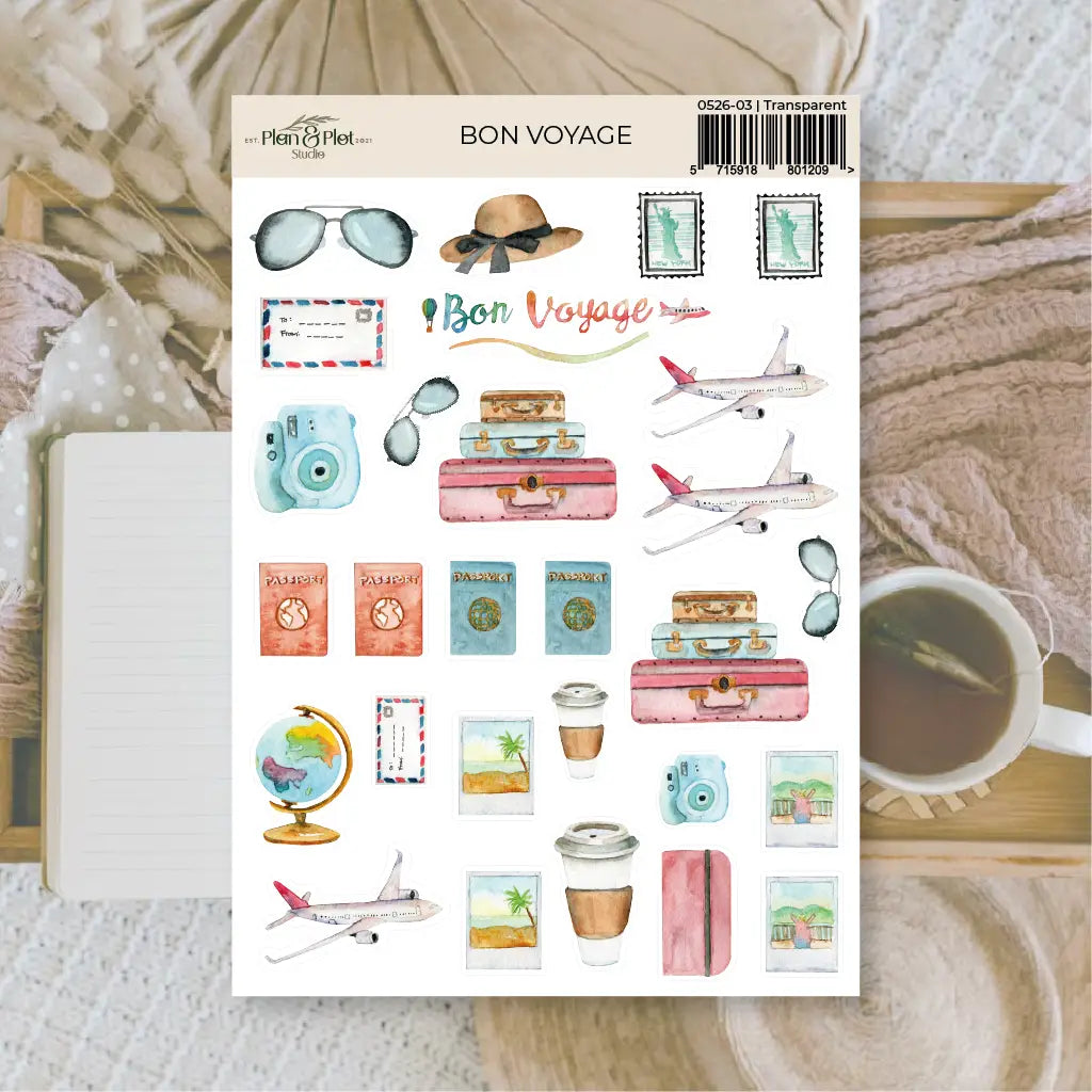 Stickers  Plan & Plot Studio Vinyl  - Bon Voyage