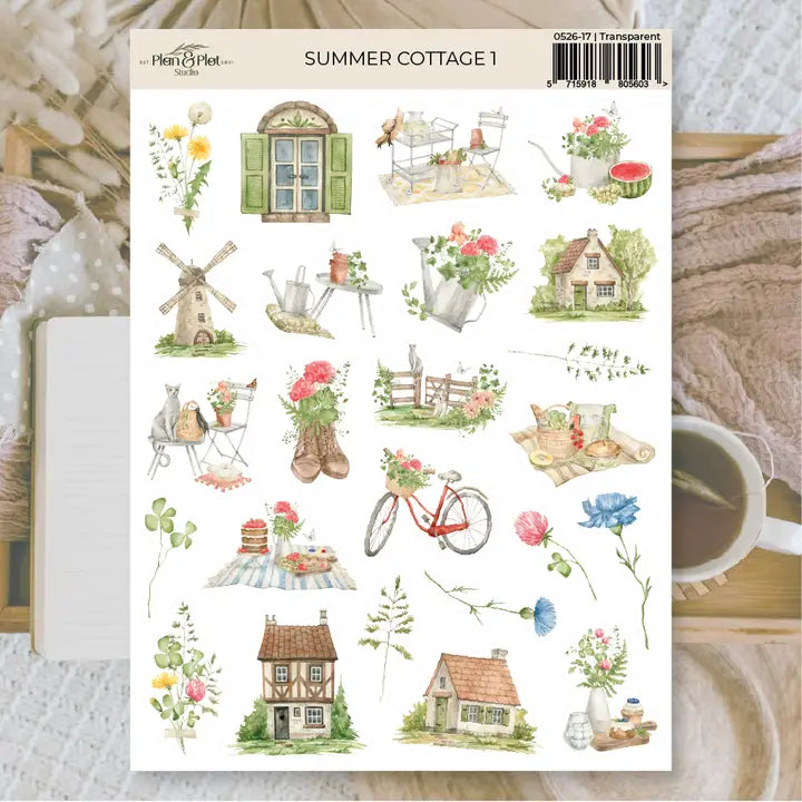 Stickers Plan & Plot Studio Vinyl - Summer Cottage 1