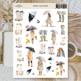 Stickers Plan & Plot Studio Vinyl - Rainy Autumn