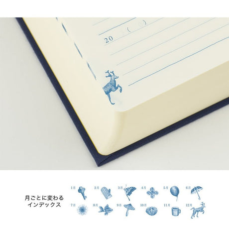 10 year diary Gate - Blue - 6 - Midori - Tidformera