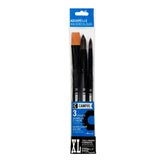 Penselset Campus - Syntet - 3 Watercolour brushes XL