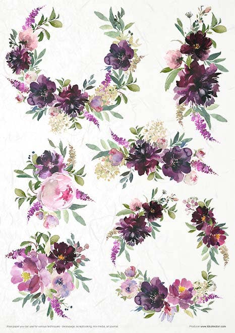 Rice paper set - A4 - Garden of Dreams