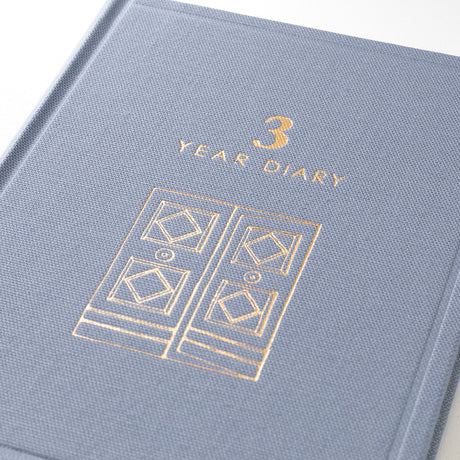 3 year diary Gate - Mini - Blue-Purple