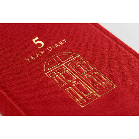 5 year diary Gate - Red