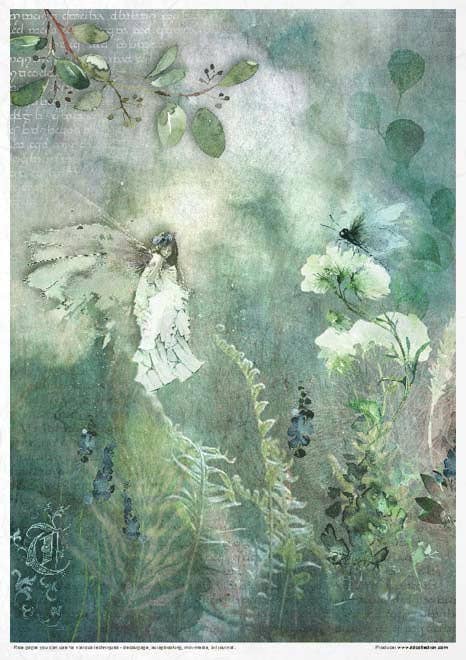 Rice paper set - A4 - The Elven valley