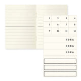 MD Notebook Light - Skrivhäfte - 3-pack A7 - Linjerad