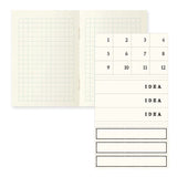 MD Notebook Light - Skrivhäfte - 3-pack A7 - Rutad