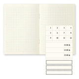 MD Notebook Light - Skrivhäfte - 3-pack A6 - Rutad