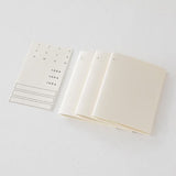 MD Notebook Light - Skrivhäfte - 3-pack A6 - Rutad