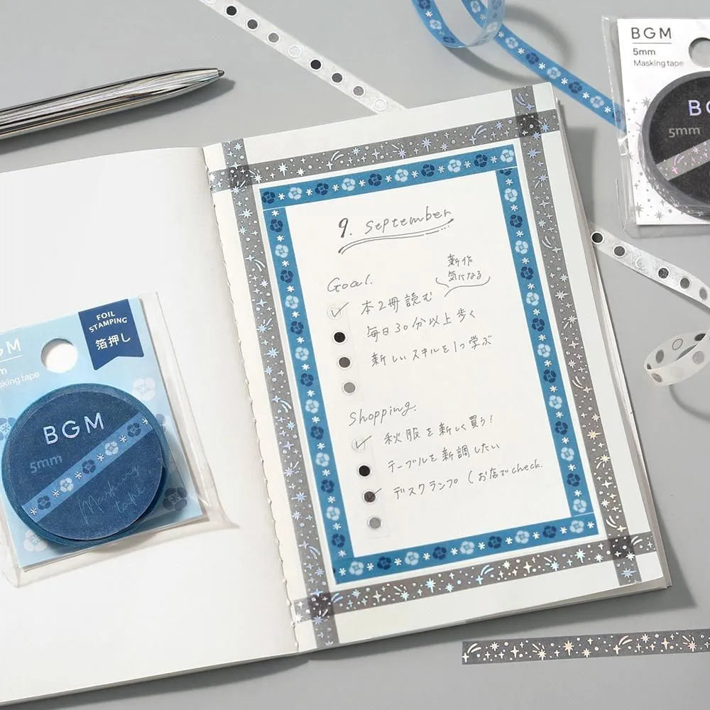 Washi Tape 5 mm - Basic Round