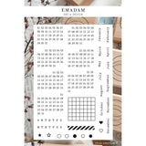 Clear Stamps Set - Perpetual Calendar - Month