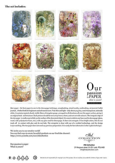 Rice paper set - A4 -  Herbalist
