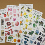 Stickers - Retro Rainbow Collection - Radiant Red