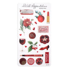 Stickers - Retro Rainbow Collection - Radiant Red