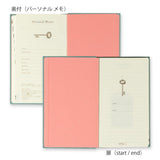 3 year diary Gate Light Blue - Midori - Tidformera