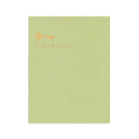 3 year diary Gate - Mini - Beige - 9 - Midori - Tidformera