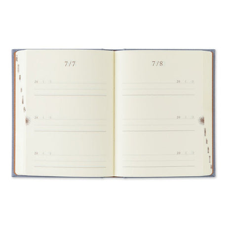 3 year diary Gate - Mini - Blue - Purple - 5 - Midori - Tidformera