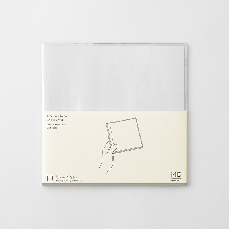 Notebook Cover Square - Clear