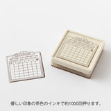 Stämpel Paintable Stamp Pre-inked - Calendar - Brown