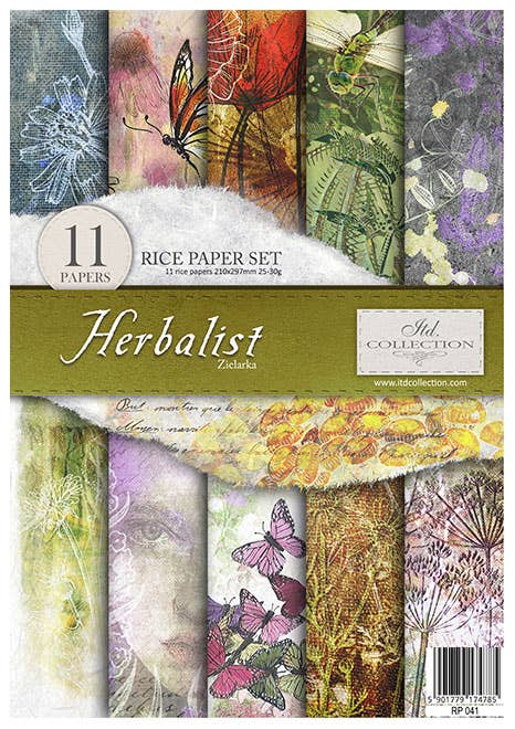 Rice paper set - A4 -  Herbalist