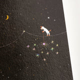 Hiroko Kubota: Hobonichi Graph Notebook (A6) - Another night of falling star sparklers - 2027