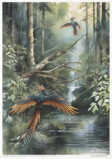 Rice paper set - A4 - Mysterious creatures