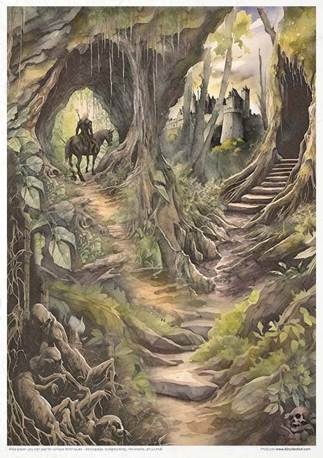Rice paper set - A4 - Mysterious creatures
